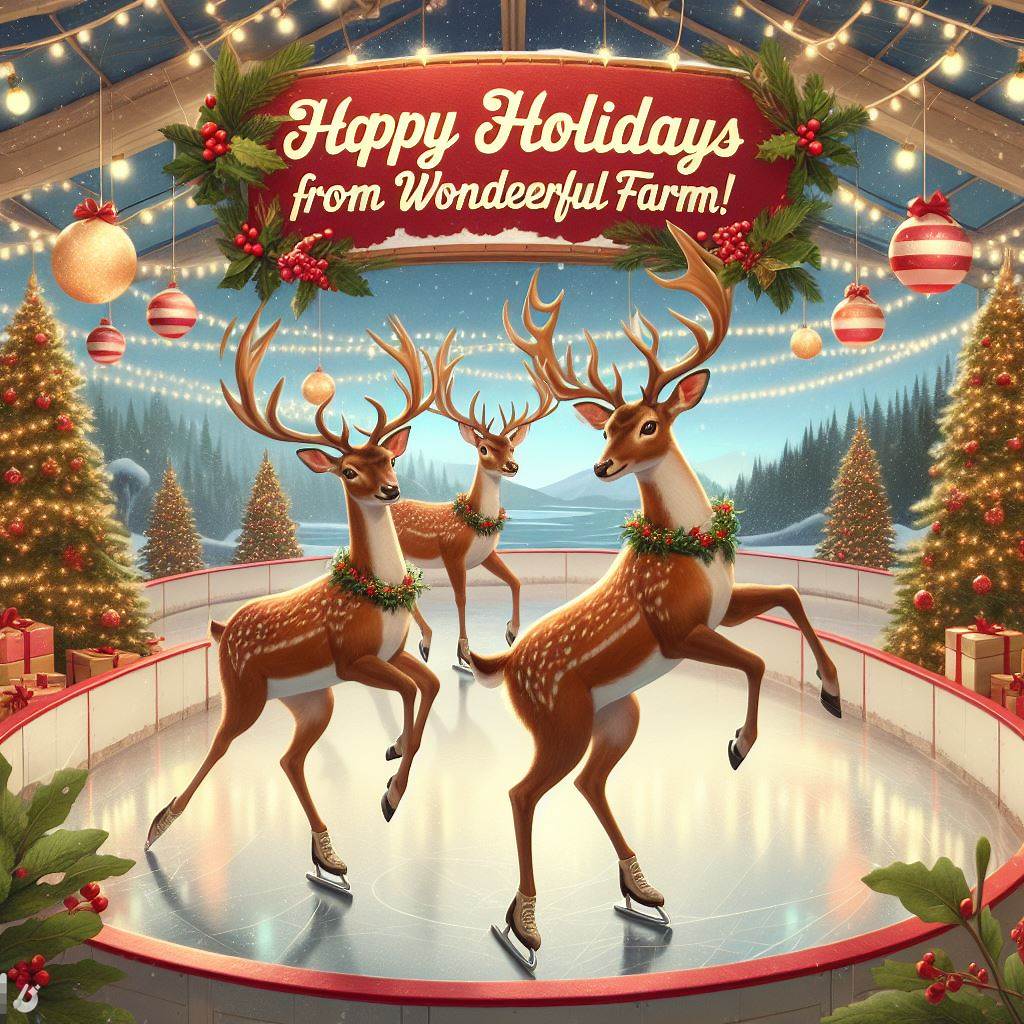 reindeer dancing