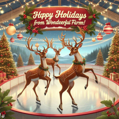 ðŸŽ„ðŸ¦Œ Happy Holidays from Wondeerful Farm! ðŸ¦ŒðŸŽ„